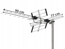 Antena DVB-T VHF/UHF MUX8 kierunkowa pasywna