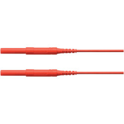 Sch&#xFC;tzinger HSPL 8568/AWG16/200/SW Safety Test Lead 4mm Plug Black 1pc