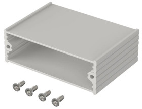 Aluminum enclosure kit, (L x W x H) 71.8 x 50 x 24.4 mm, natural, IP40, 97173050.HMT1