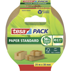 tesa 58293 EcoLogo Packaging Tape brown 25m x 38mm Eco-friendlyadhesive