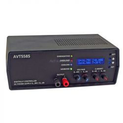 Zasilacz laboratoryjny 0-30V 5A ze sterowaniem mikroprocesorowym, AVT5585