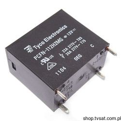 PCFN-112H2MG Relay 12VDC 22A Coil 96 Ohm THT TYCO