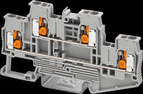 1453890 Double-deck clamp, XT 2.5 - Grey