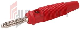Wtyk banan 4mm BUELA-30-R 60V=/30V~ 30A