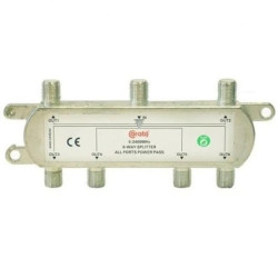 Rozgałęźnik sygnału splitter 5-2400Mhz 6 wyjść power pass CORAB