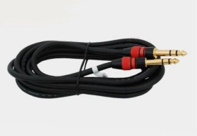 Kabel audio Jack 6,3 stereo/Jack 6,3 stereo MK63 1m