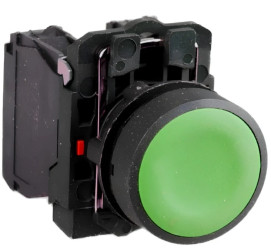 Wyłącznik Pulpitowy Przycisk Pojedynczy Zielony IP54 1NO+1NC VCX