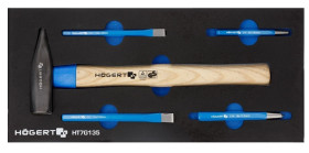 Zestaw narzędzi 5 szt., wkład EVA HT7G135