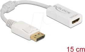 61015 Adapter DisplayPort 1.1 male to HDMI female Passive white