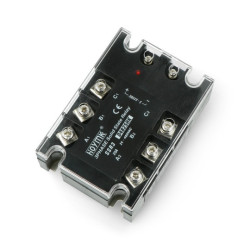 Przekaźnik półprzewodnikowy trójfazowy SSR Hoymk D4825HK 3x25A 380VAC / 32DC