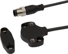 MD420021, czujnik kąta obrotu, magnetyczny, Ø42mm 7high, 10-30V DC, -40-85C, 1 V 10 V, Złącze kablowe M12 3pin 0.3m PUR, IP67, P