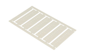 Taśma oznaczników; do złączek na szynę DIN; TM42W 1kpl=72szt; biały; Dinkle; RoHS