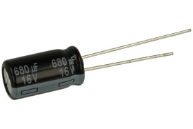 Kondensator; niskoimpedancyjny; elektrolityczny;  EEUFR1C681L; 680uF; 16V; FR-A; fi 8x15mm; 3,5mm; przewlekany (THT); luzem; Pan