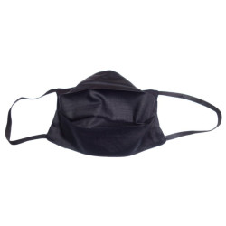 Maska bawełniana dwuwarstwowa czarna bawełna certyf.OEKO-TEX maseczka