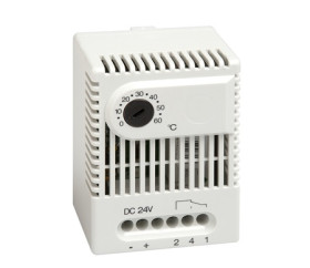 Termostat 0 → 60°C 24 V DC Przełączanie RS PRO parametry styku: 16A