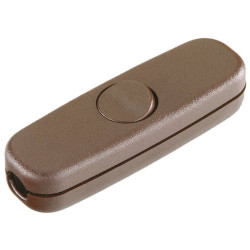 interB&#xE4;r 5055-009.01 Pull Switch Brown Off/On 3A Silver-Plated Contacts