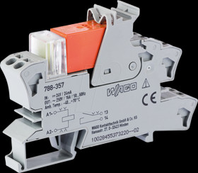 788-357 Relay module, IN: DC 24 V, 1 N/O contact, 16 A