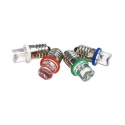 ŻARÓWKA E10 LED 3,8V 0,3W POMARAŃCZOWA WKRĘCANA
