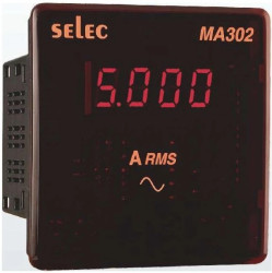 Amperomierz 1-fazowy 0-5A 230V AC MA302-CU