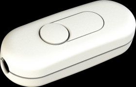 8119-008.61 LED inline touch dimmer, 81 x 32 x 23 mm, white