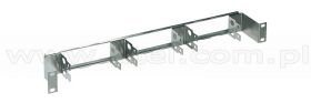 Gniezdnik rack 19" 1U na 6 10-parowych łączówek LSA