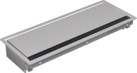 CONI 6M kaseta montażowa 6-modułowa długa, szary metaliczny, Bachmann 338.020