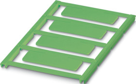 PA device marker, (L x W) 14.95 x 48.95 mm, green, sheet with 4 pcs, 0829470