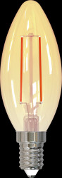 401077 LED filament bulb E14, 1.5 W, 150 lm, 2000 K, gold
