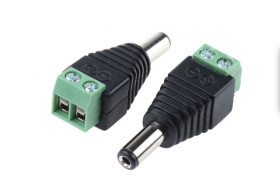 Wtyk zasilania DC Wtyk DC Montaż na kablu średnica wew: 2.5mm 2A 16 V
