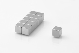 10x10x10 mm Cuboidal N48 Neodymium Magnet