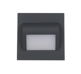 Oprawa schodowa LED Inga 1,2W 100lm 3100K antracyt LS-IAW
