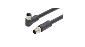 Kabel przemysłowy konfekcjonowany ze złączem Złącze M12 długość 20m Rodzaj A Żeńskie Złącze B Złącze M12