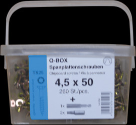 Q200 Plus chipboard-srew-Box TX, PT