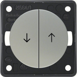 Integro Flow Łącznik żaluzjowy wieloklawiszowy przyciskowy z nadrukiem symbolu /Strzałka/ chrom mat lakierowany 936532568