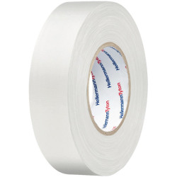 HellermannTyton 712-00205 HelaTape Tex - Textile Tape - White - 19mm x 10m