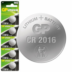 Bateria CR2016 GP 3V 5szt blister