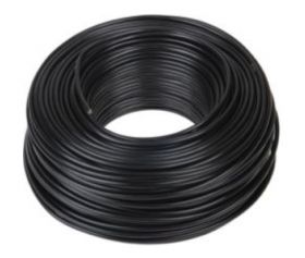 Przewód elektryczny 2x1,5 czarny płaski H03VVH2-F (OMYp) = szpula 100m