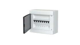 Rozdzielnica Modułowa Natynkowa Plastikowa 1X8 Ip40 C.1308-P