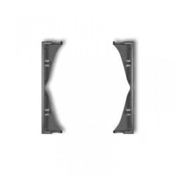 MINI Ramka pośrednia do gniazd podwójnych grafitowa 11MRP-2