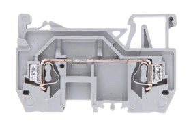 Złączka szynowa 2-przewodowa 2,5mm2 szara 280-901