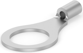 Uninsulated ring cable lug, 0.3-1.42 mm², AWG 22, 7.92 mm, M8, metal, 34114