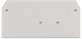 End/Intermediate plate for terminal block, 280-356