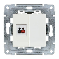 DANTE Gniazdo głośnikowe pojedyncze stereofoniczne bez ramki przekrój przewodów do 15 mm2 450272