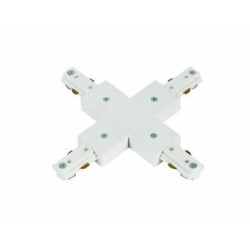 Konektor czwórnik LUXSYSTEM-1F white biały CreeLamp krzyżak