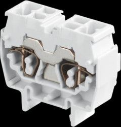 Terminal block, screw connection, 0.12-2.5 mm², 24 A, 8 kV, blue, 1SNA290213R0400