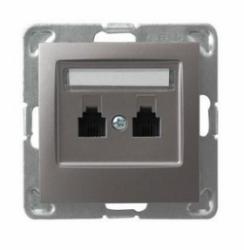 GPT-2YR/m/23, Gniazdo telefoniczne podwójne,