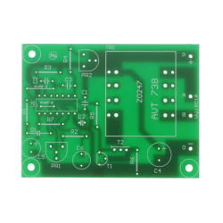Szoker - masażysta. Generator wysokiego napięcia, PCB do projektu AVT738