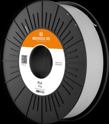 PLA-0023B075 PLA filament, grey, 2.85 mm, 750 g