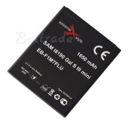 Bateria Extreme Style do Samsung S3 Mini i8190 i8160 Li-ion 1650mAh