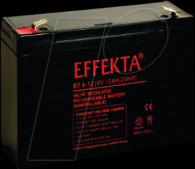 BT 6-12 Rechargeable AGM battery, 6 V, 12 Ah